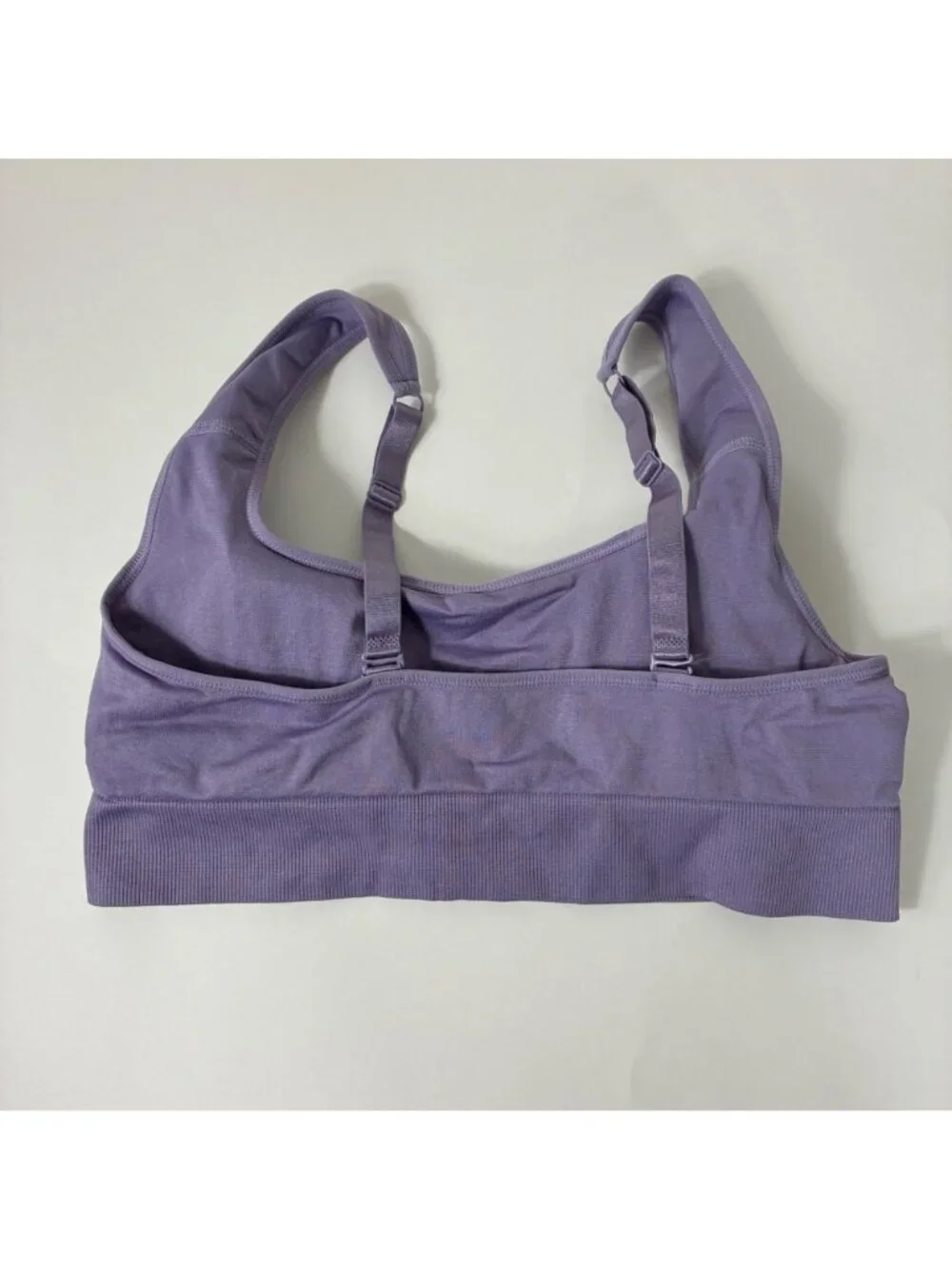 Puma Lilac Purple Adjustable Padded Sports Bra XL Athleisure Gym